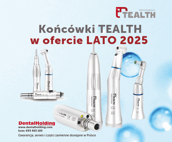 Końcówki stomatologiczne TEALTH ze światłem – pakiety promocyjne